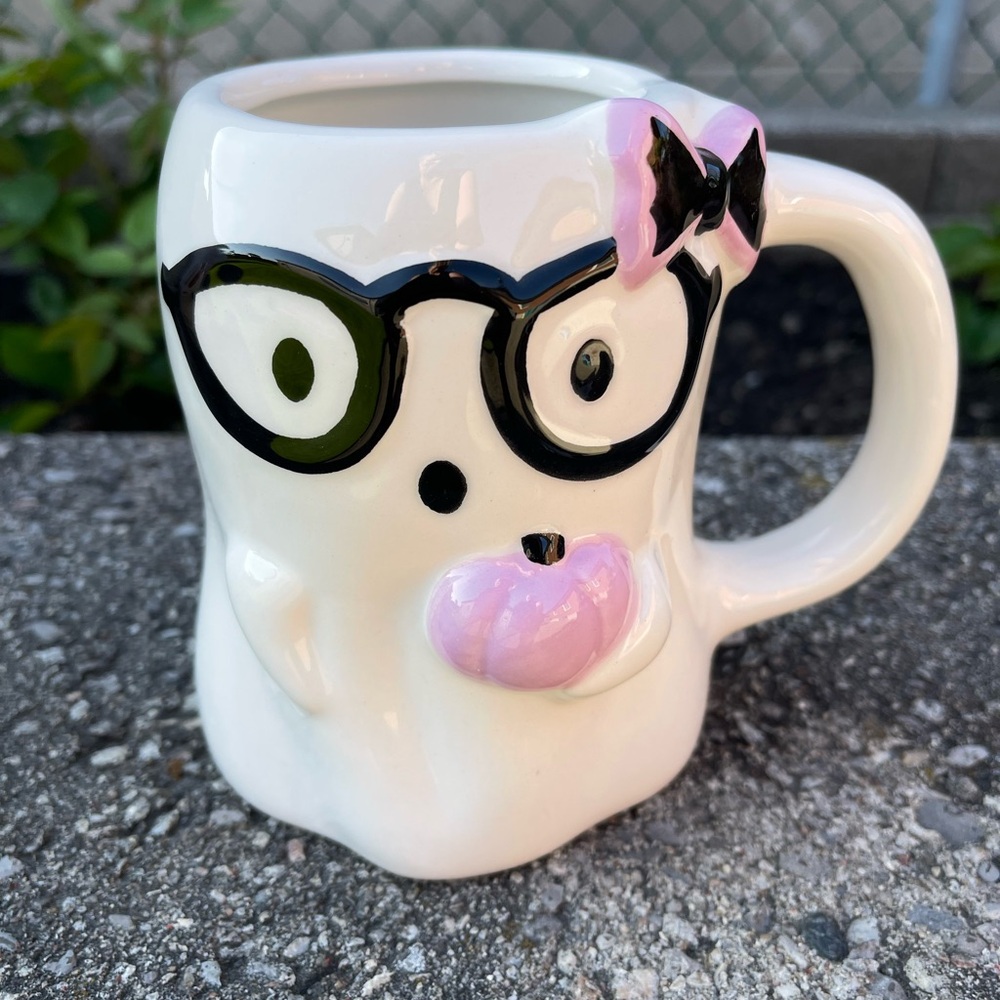 Eccolo Pink and Black Dinnerware Mug